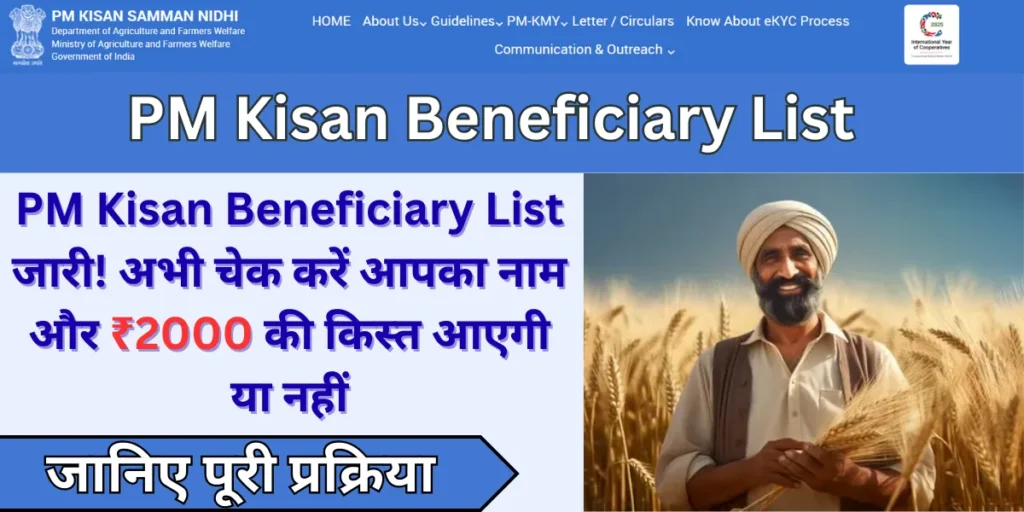 PM Kisan Beneficiary List